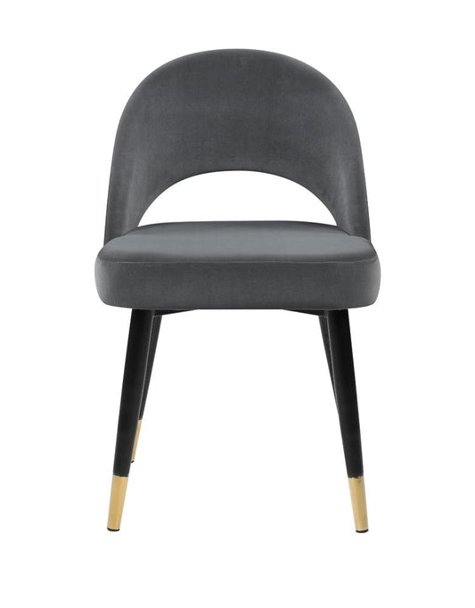 Lindsey - Lindsey Arched Back Upholstered Side Chairs Grey (Set of 2)