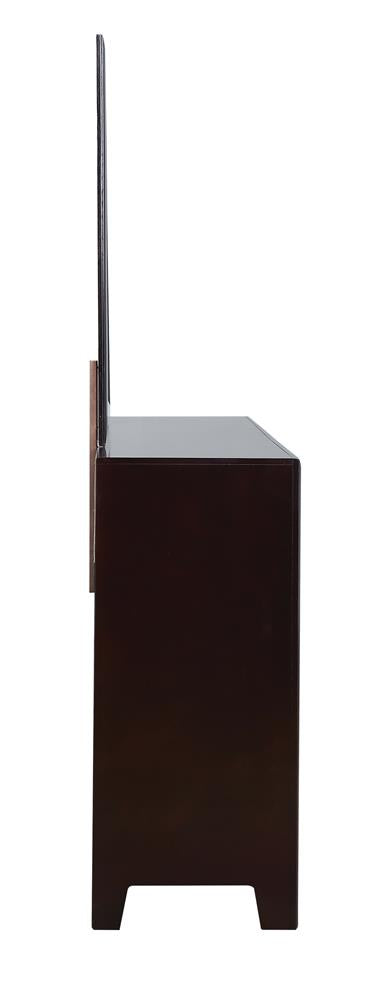Phoenix - Phoenix 9-drawer Dresser Deep Cappuccino
