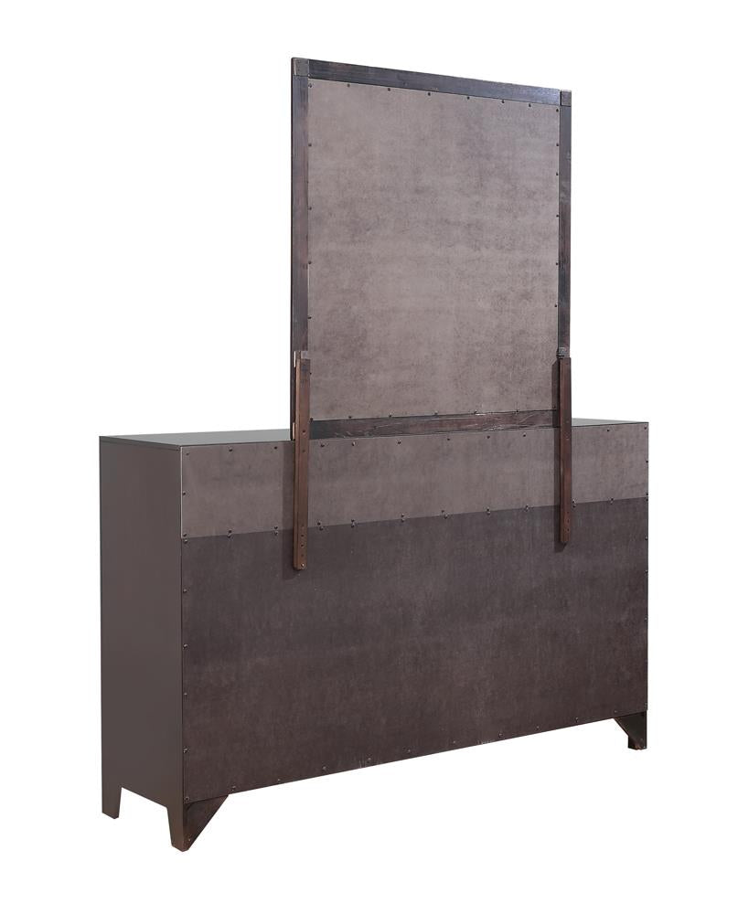 Phoenix - Phoenix 9-drawer Dresser Deep Cappuccino