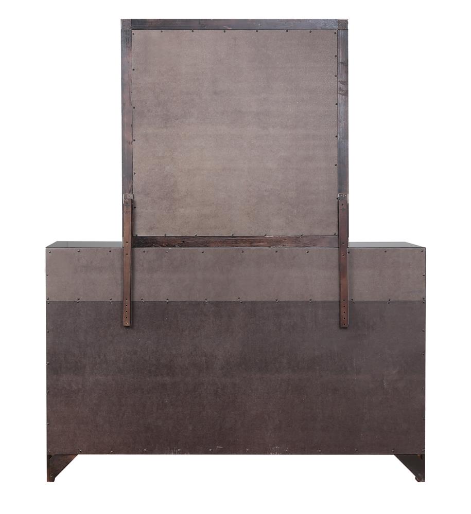 Phoenix - Phoenix Square Dresser Mirror Deep Cappuccino