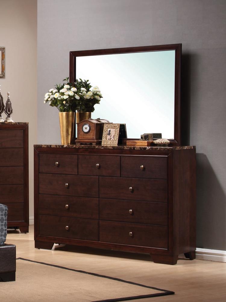 Conner - Conner 9-drawer Rectangular Dresser Cappuccino
