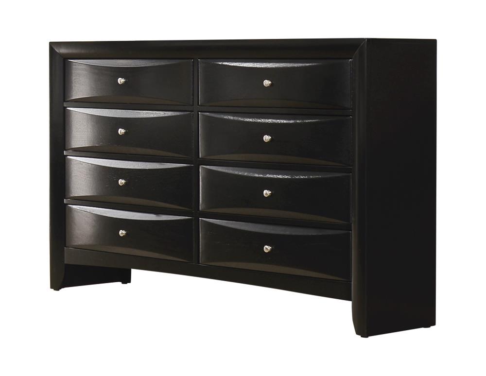 Briana - Briana Rectangular 8-drawer Dresser Black