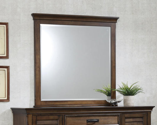 Franco - Franco Rectangular Mirror Burnished Oak