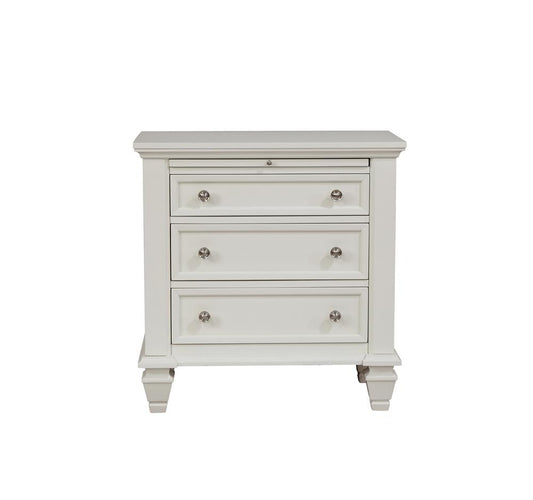 Sandy Beach - Sandy Beach 3-drawer Nightstand White