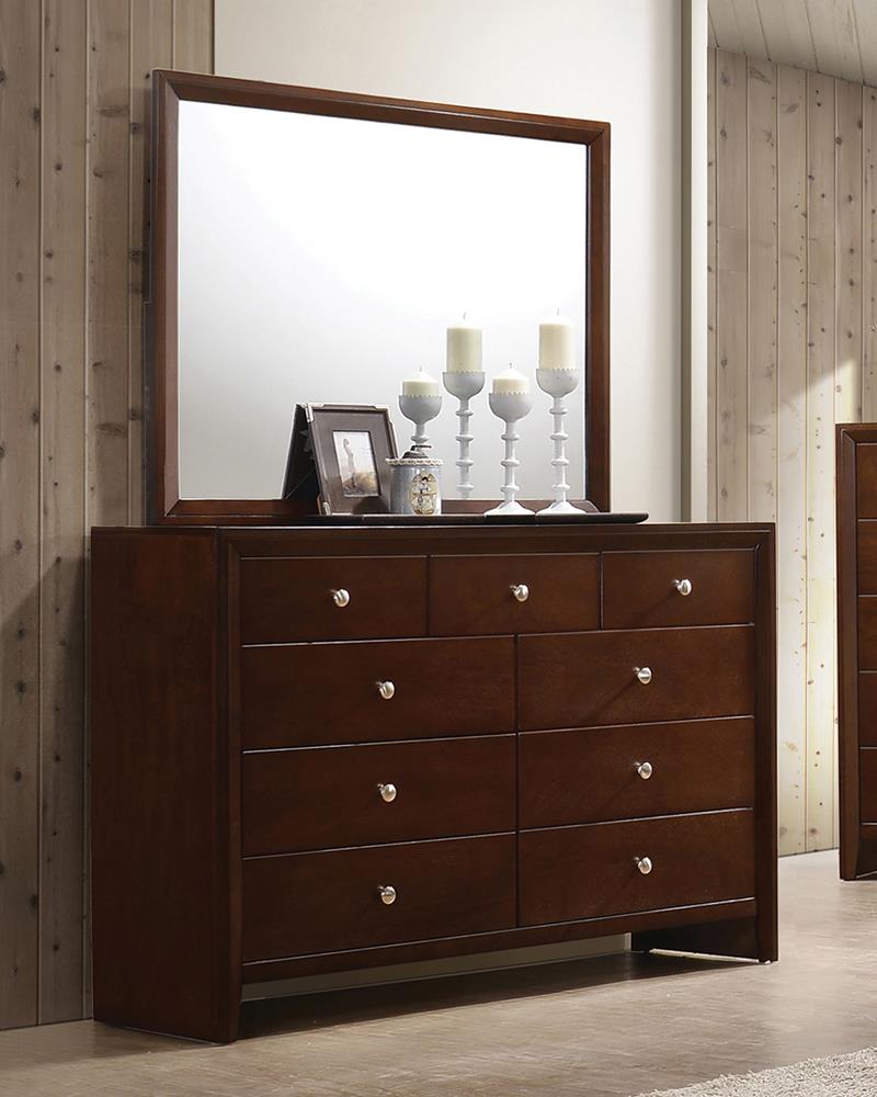Serenity - Serenity Rectangular 9-drawer Dresser Rich Merlot