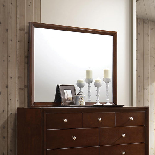 Serenity - Serenity Rectangle Dresser Mirror Rich Merlot