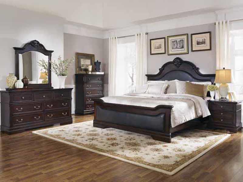 Cambridge - Cambridge Queen Panel Bed Cappuccino and Brown