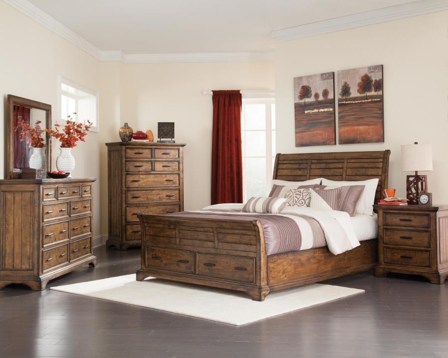 Elk Grove - Elk Grove Storage Bedroom Set Vintage Bourbon