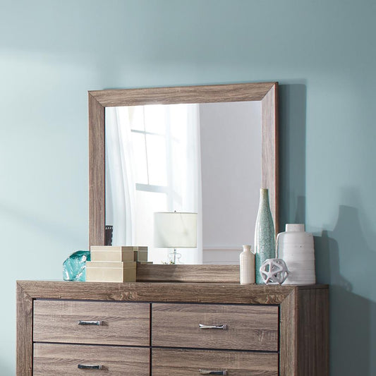 Kauffman - Kauffman Rectangular Mirror Washed Taupe