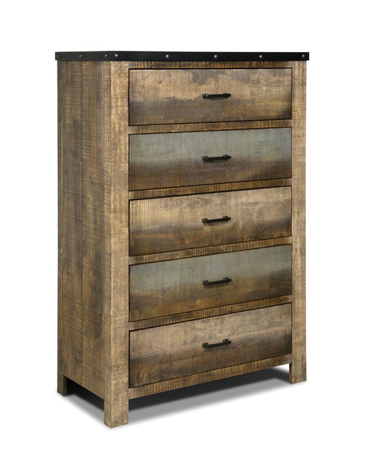 Sembene - Sembene 5-drawer Chest Antique Multi-color