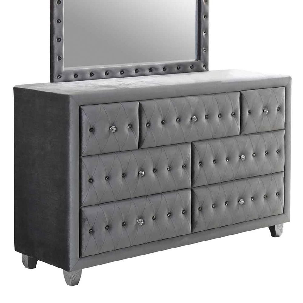 Deanna - Deanna 7-drawer Rectangular Dresser Grey