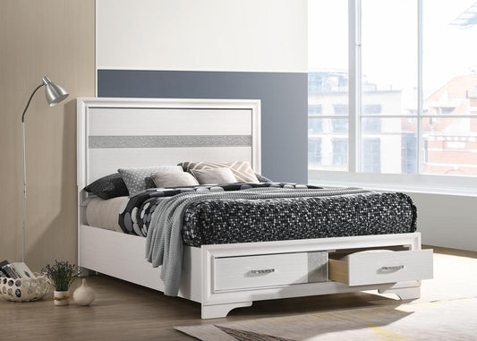 Miranda - Miranda Full Storage Bed White