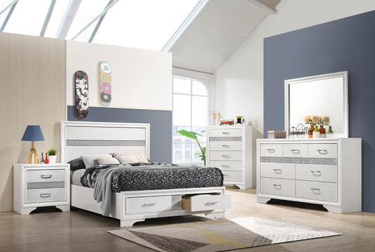 Miranda - Miranda Full Storage Bed White