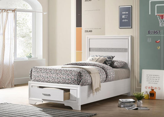Miranda - Miranda Twin Storage Bed White