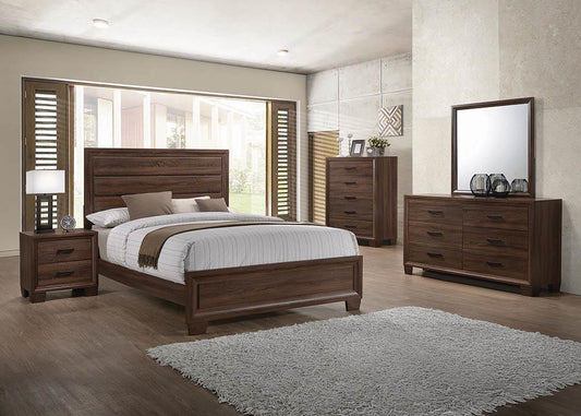 Brandon - Brandon Queen Panel Bed Medium Warm Brown