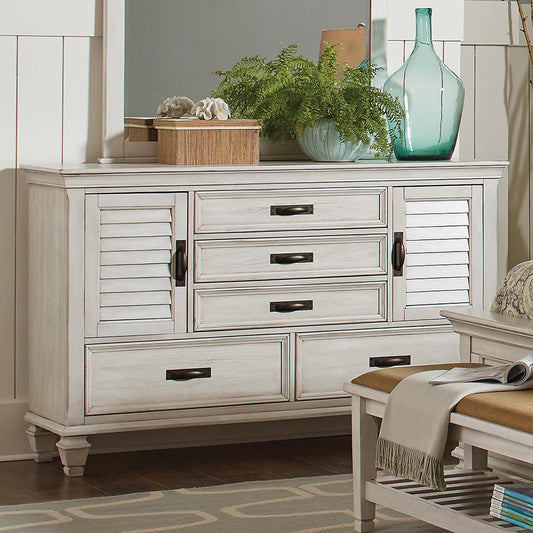 Franco - Franco 5-drawer Dresser Antique White