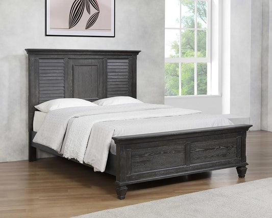 Franco - Franco Eastern King Panel Bed Weathered Sage