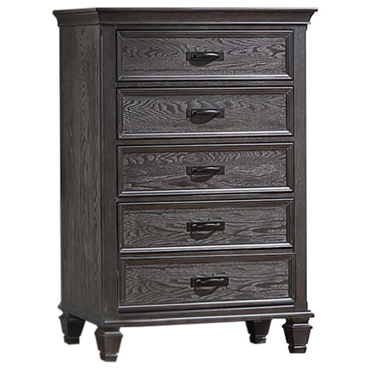 Franco - Franco 5-drawer Chest Weathered Sage