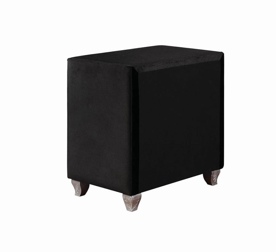 Deanna - Deanna 2-drawer Rectangular Nightstand Black