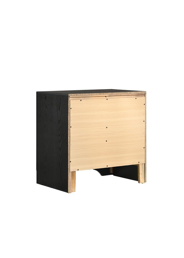 Miranda - Miranda 2-drawer Nightstand Tray Black