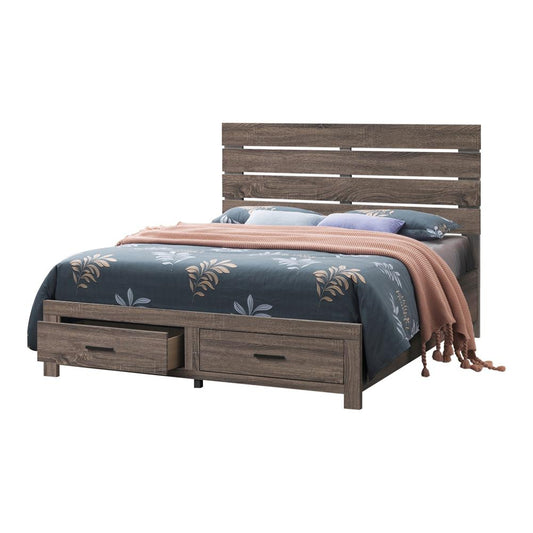 Brantford - Brantford Eastern King Storage Bed Barrel Oak