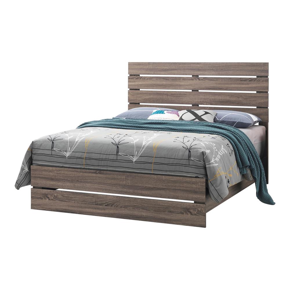 Brantford - Brantford Queen Panel Bed Barrel Oak