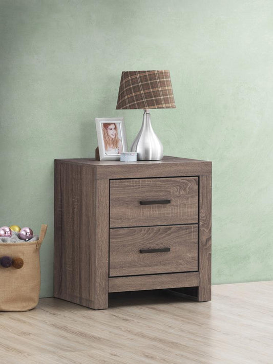 Brantford - Brantford 2-drawer Nightstand Barrel Oak