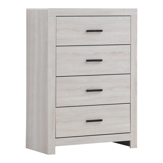 Brantford - Brantford 4-drawer Chest Coastal White