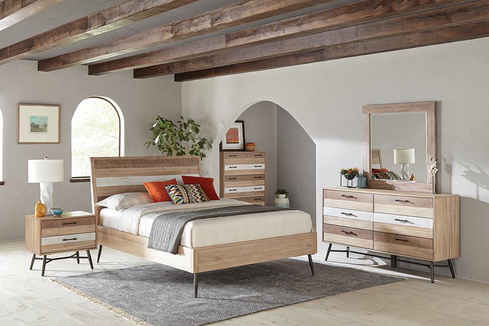 Marlow - Marlow 5-piece California King Bedroom Set Rough Sawn Multi