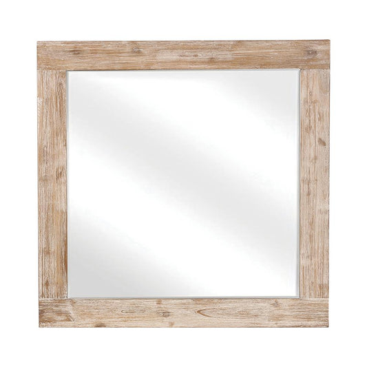 Marlow - Marlow Rectangular Mirror Rough Sawn Multi