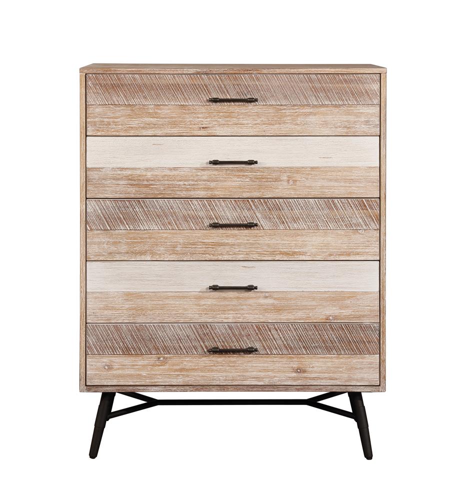 Marlow - Marlow 5-drawer Chest Rough Sawn Multi