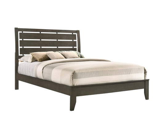 Serenity - Serenity Eastern King Panel Bed Mod Grey