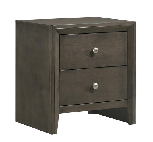 Serenity - Serenity 2-drawer Nightstand Mod Grey