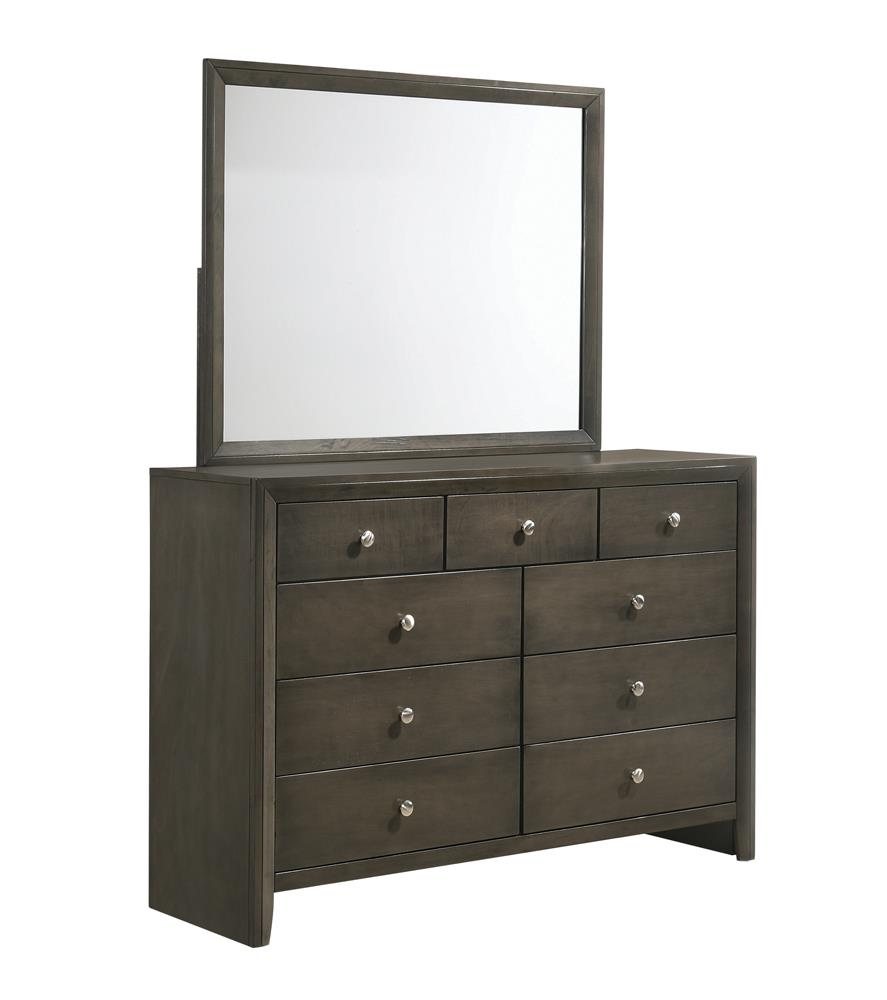 Serenity - Serenity 9-drawer Dresser Mod Grey