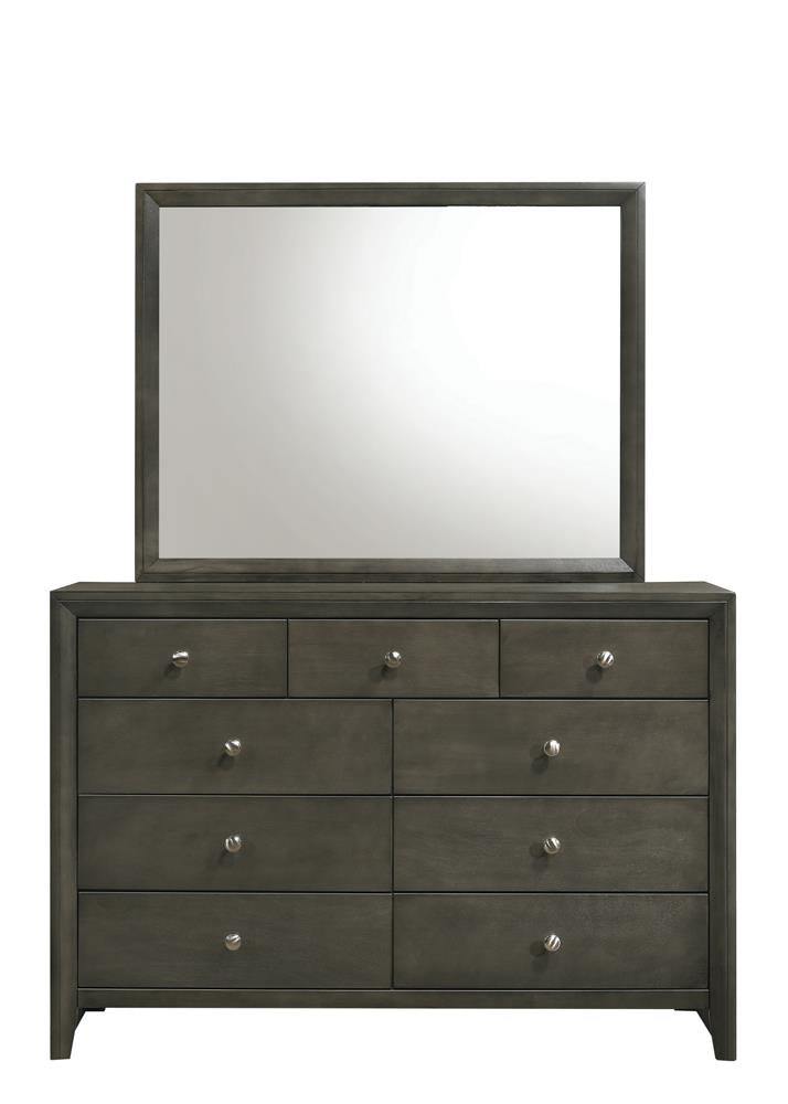 Serenity - Serenity 9-drawer Dresser Mod Grey