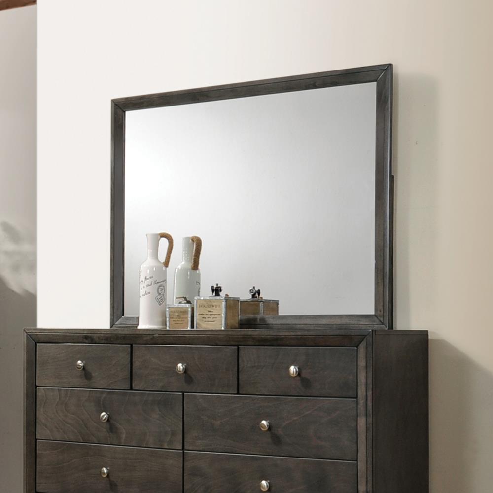 Serenity - Serenity Rectangular Dresser Mirror Mod Grey