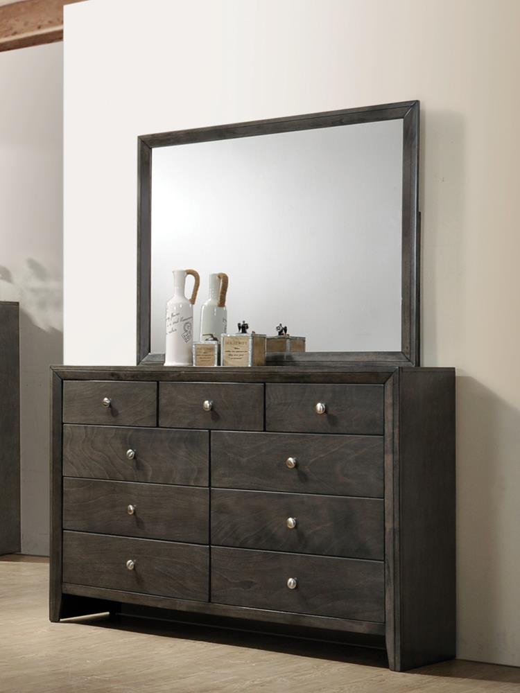 Serenity - Serenity Rectangular Dresser Mirror Mod Grey