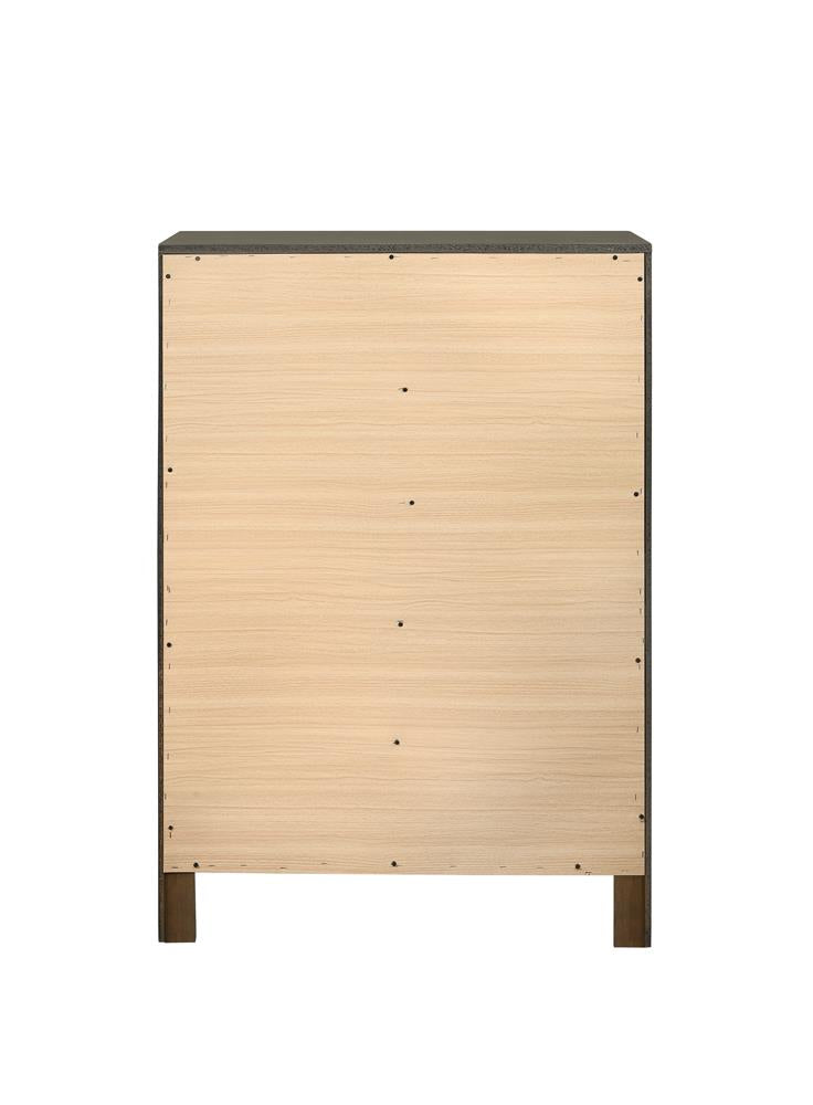 Serenity - Serenity 5-drawer Chest Mod Grey