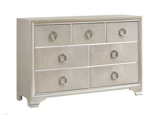 Salford - Salford 7-drawer Dresser Metallic Sterling