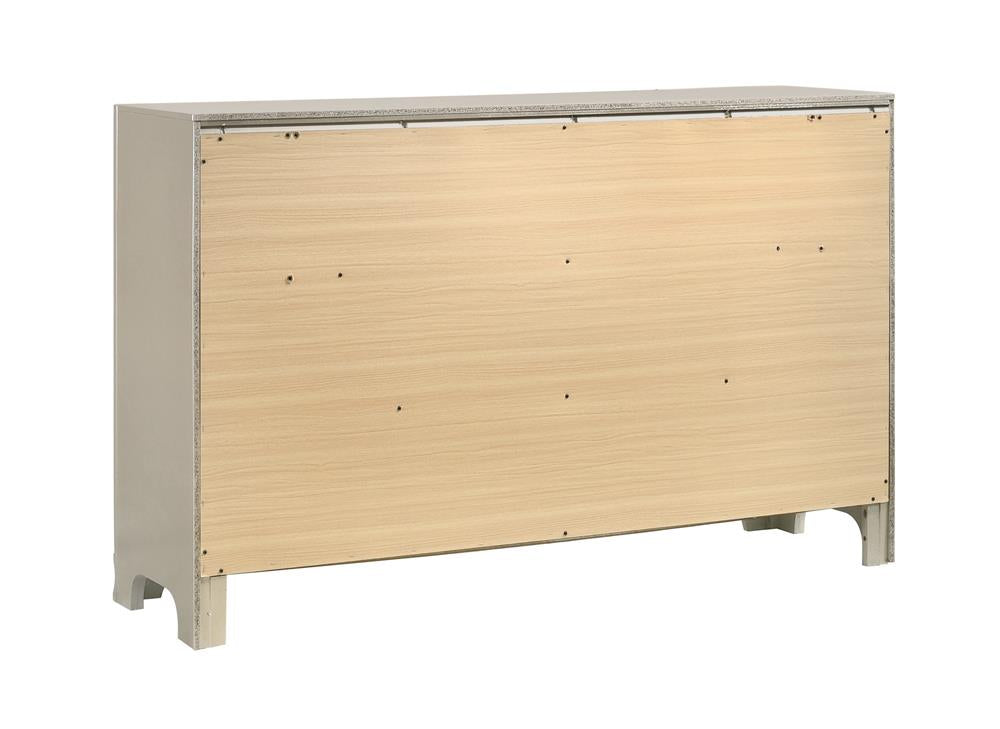 Salford - Salford 7-drawer Dresser Metallic Sterling