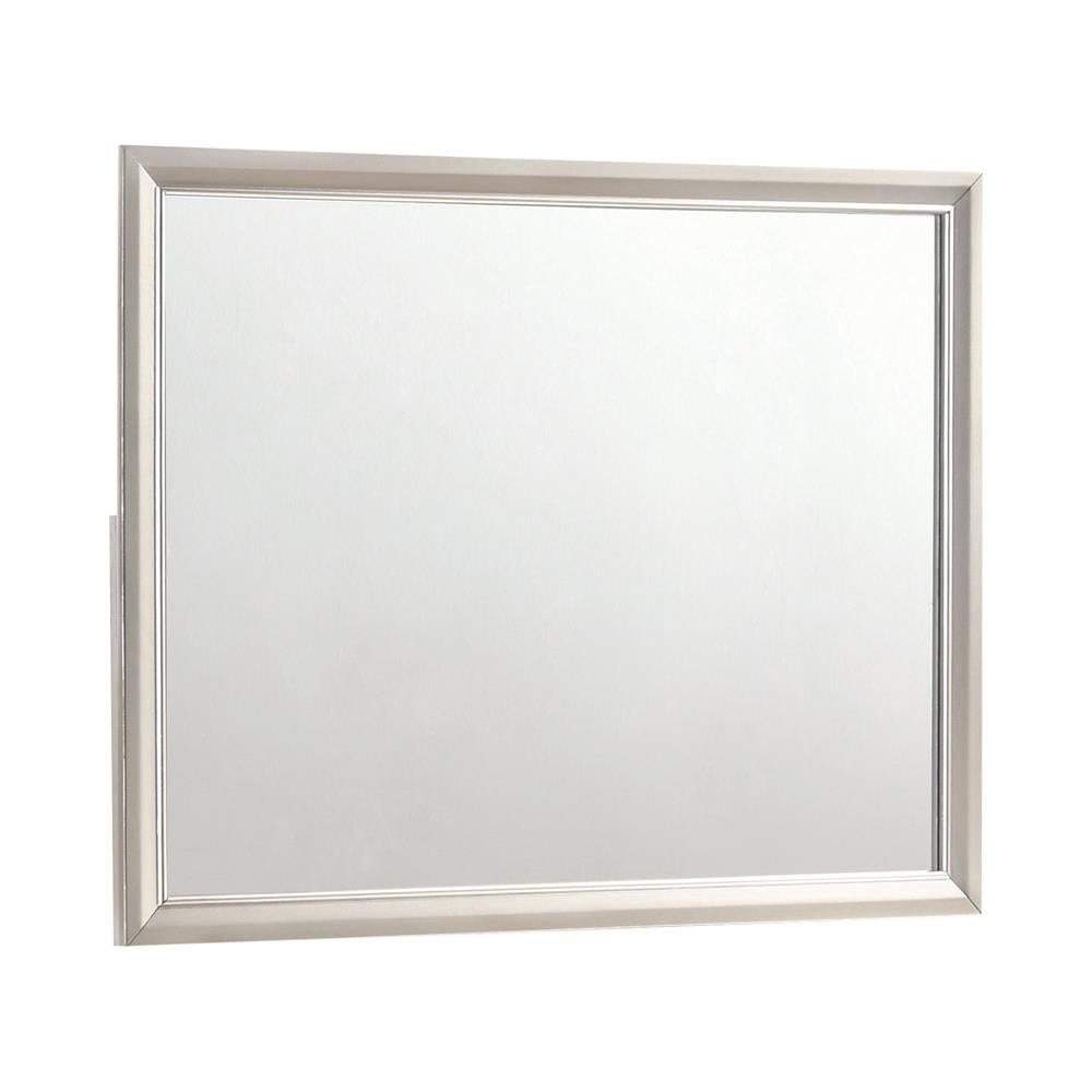 Salford - Salford Rectangular Mirror Metallic Sterling