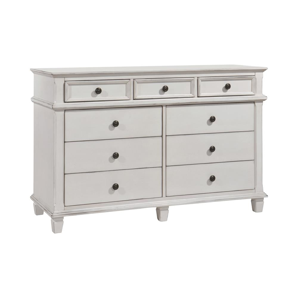 Carolina - Carolina 9-drawer Dresser Antique White