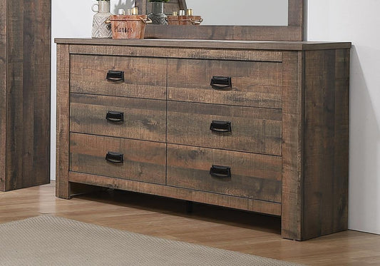 Frederick - Frederick 6-drawer Dresser Weathered Oak