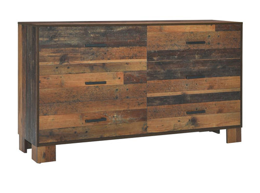 Sidney - Sidney 6-drawer Dresser Rustic Pine