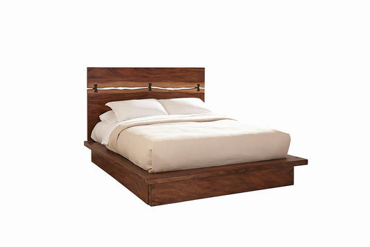 Winslow - Winslow Eastern King Bed Smokey Walnut and Coffee Bean