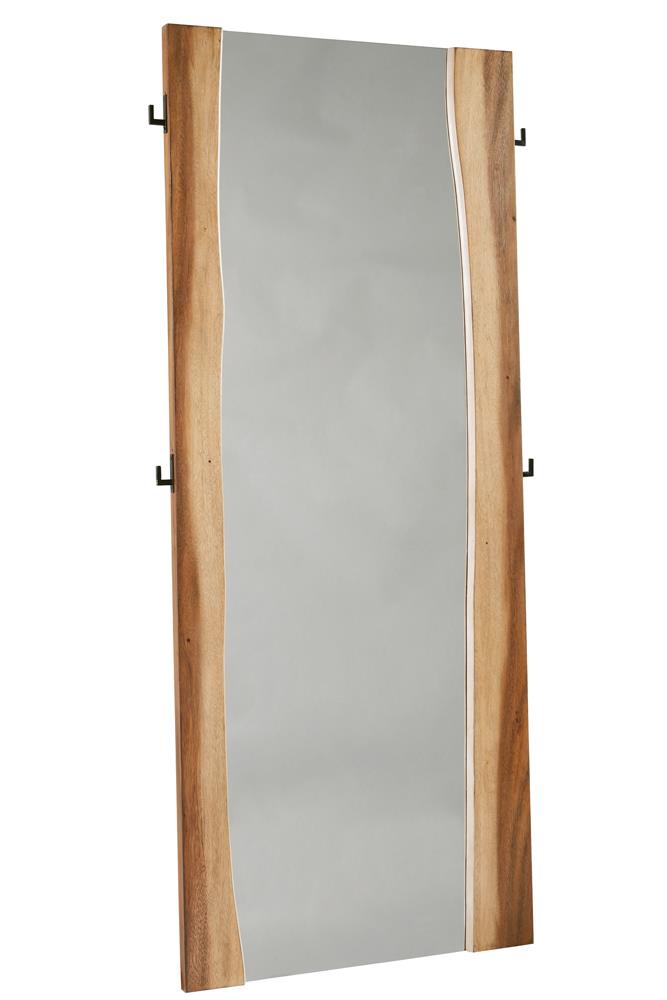 Winslow - Winslow Standing Mirror Smokey Walnut and Coffee Bean