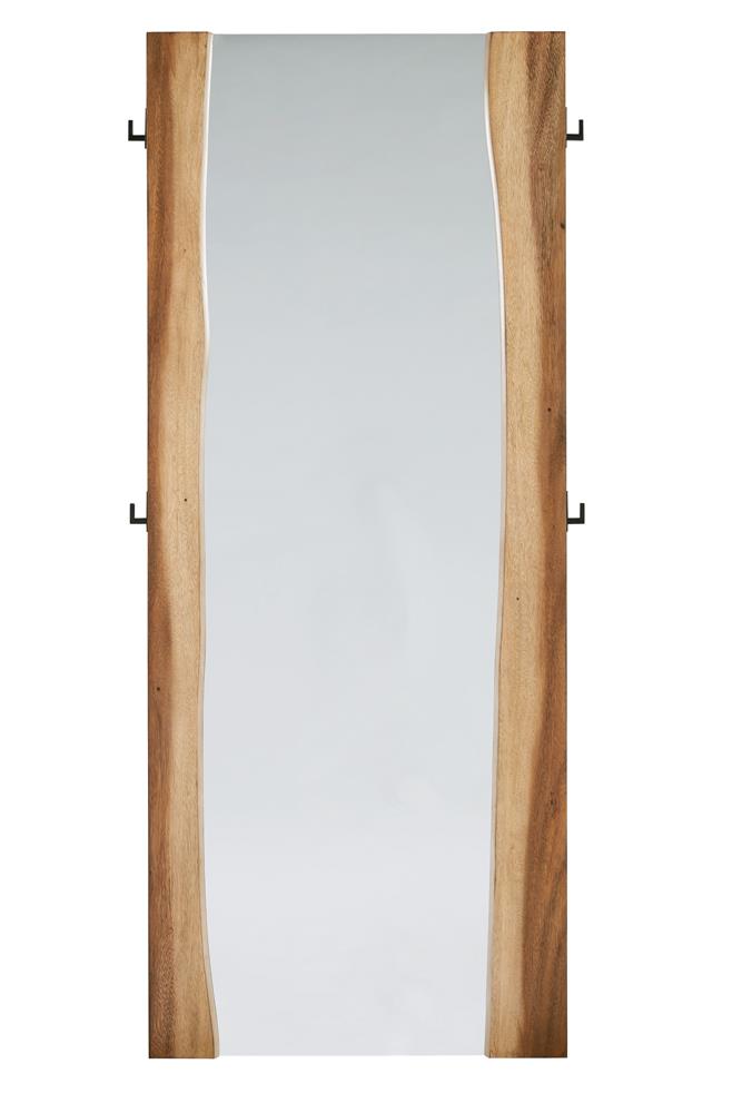 Winslow - Winslow Standing Mirror Smokey Walnut and Coffee Bean
