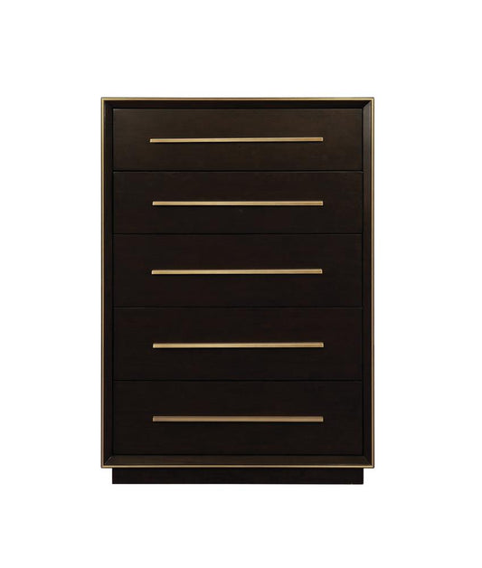 Durango - Durango 5-drawer Chest Smoked Peppercorn