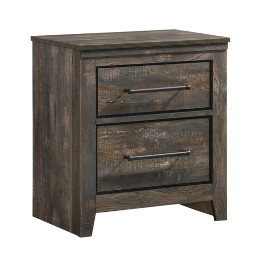 Ridgedale - Ridgedale 2-drawer Nightstand Weathered Dark Brown
