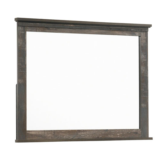 Ridgedale - Ridgedale Dresser Mirror Weathered Dark Brown
